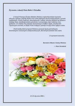 Miniaturka artykułu Życzenia z okazji Dnia Babci i Dziadka