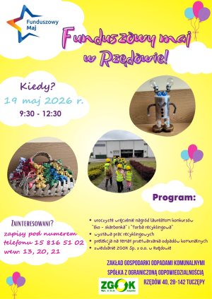 Miniaturka artykułu „Funduszowy maj”- zaproszenie od&nbsp;ZGOK Sp. z&nbsp;o.o.