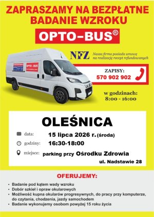 Miniaturka artykułu Bezpłatne badania wzroku dla mieszkańców