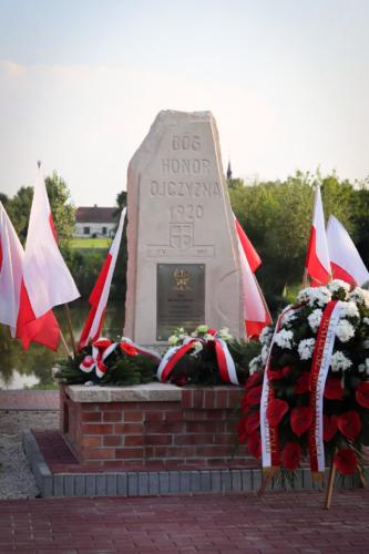 Odsłonięcie i poświęcenie pomnika upamiętniającego generała Józefa Hallera