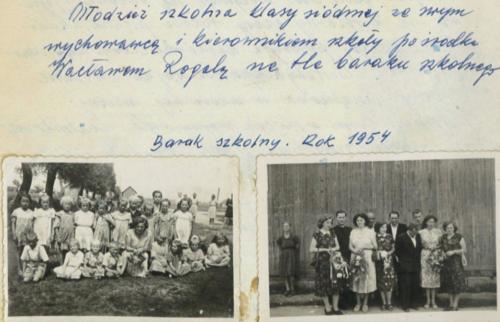 nauka w barakach rok 1953 . 2